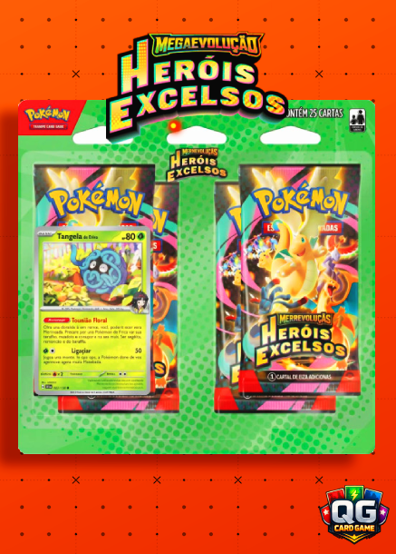 (PT-BR) Blister Quádruplo Megaevolução 2.5 - Heróis Excelsos - Tangela
