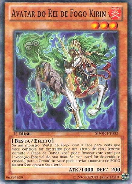 Avatar do Rei de Fogo Kirin│Fire King Avatar Kirin