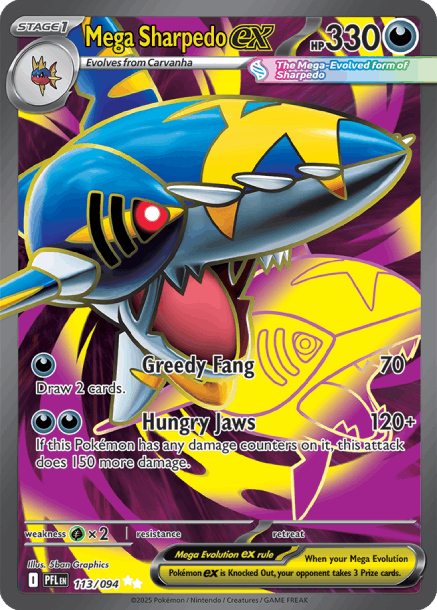Mega Sharpedo ex (113/094)