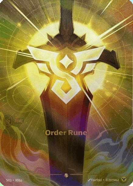 Order Rune (Alternate Art)
