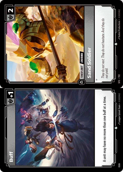 Sand Soldier + Buff