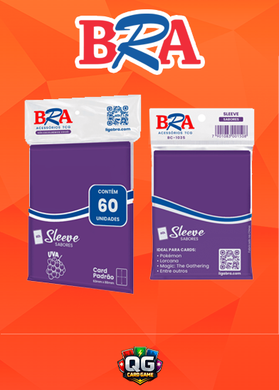 Sleeve Sabores BRA - Uva - Roxo - 60 Unidades